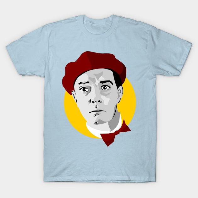 Colored Buster Keaton T-Shirt by Astaire